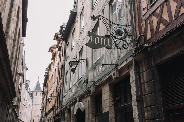 Domy w Rouen — Zdjęcie stockowe