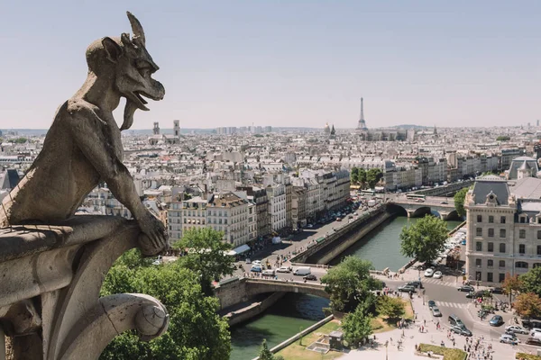 Παρίσι δει από την Παναγία των Παρισίων — Φωτογραφία Αρχείου