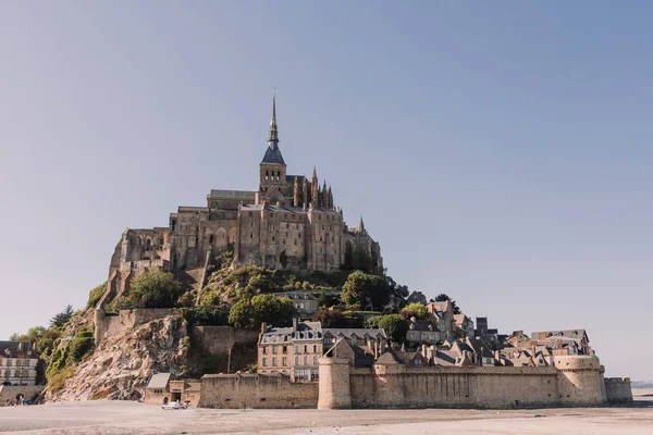 Le Mont-Saint-Michel, Normandy, Fransa — Stok fotoğraf