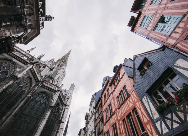 Half-Timbered Houses in Rouen — Stock Image Half-Timbered Houses in Rouen Royalty Free Stock Photos