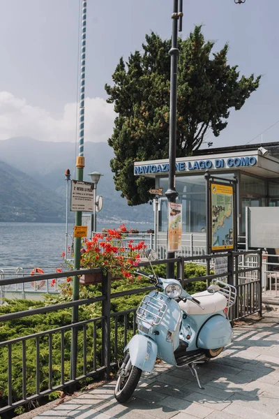Moto vicino al Lago di Como — Foto Stock