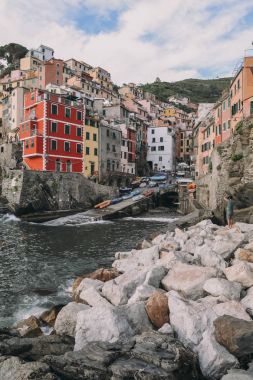 Renkli Köyü Vernazza doğal görünümü