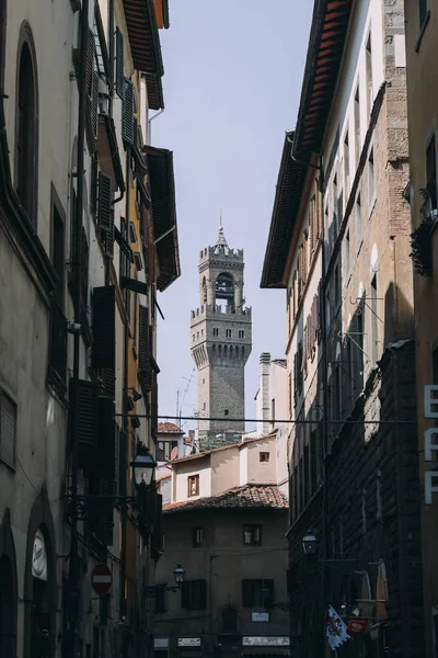 Florence Italië September 2016 Palazzo Vecchio Arnolfo Tower — Stockfoto