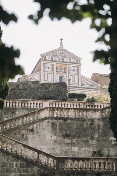 Basilica Santa Croce Basilica Holy Cross Floransa Talya — Stok fotoğraf