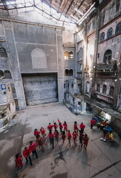 Гавана Куба Січня 2017 Практикуючих Народні Танці Група — стокове фото