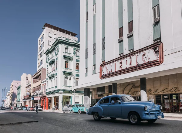Havana Kuba Januar 2017 America Theater Der Altstadt — Stockfoto