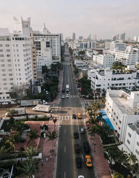 Driveway Και Αστικό Τοπίο Του Μαϊάμι Μπιτς Φλόριντα Ηπα — Φωτογραφία Αρχείου