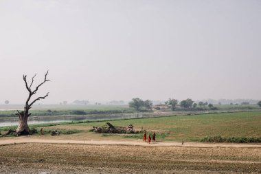 U olmak Köprüsü, Mandalay, Myanmar Burma
