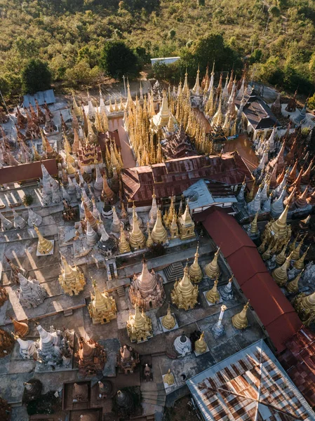 Myanmar Burma Budist Tapınakları Mimari — Stok fotoğraf