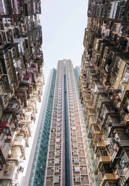 Hasta Yağ Binalar Quarry Bay Hong Kong — Stok fotoğraf