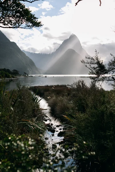 Milford Sound en Nueva Zelanda — Foto de Stock