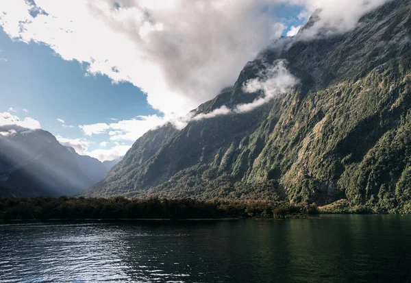 Milford Sound in New Zealand Stock Image