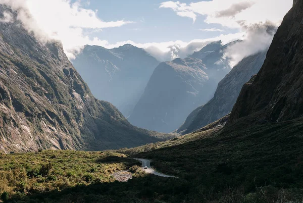 Milford Sound w Nowej Zelandii — Zdjęcie stockowe