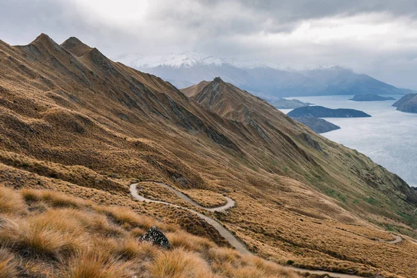 Roys Peak, Wanaka, Nowa Zelandia — Zdjęcie stockowe