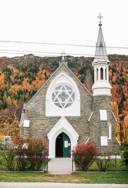 Iglesia en Arrowtown, Nueva Zelanda — Foto de Stock
