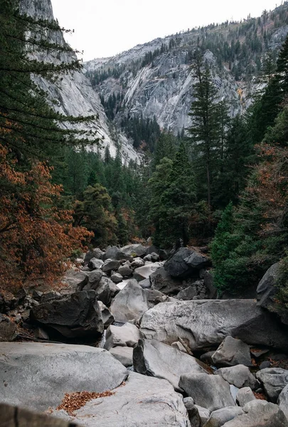 Vale de Yosemite no Parque Nacional de Yosemite, Califórnia, EUA — Fotografia de Stock