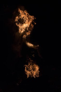 Photography of fire (bonfire), a bright flame
