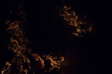 Photography of fire (bonfire), a bright flame