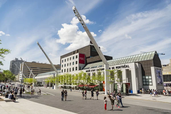 Musee d 'art på samme tid som Montreal . – stockfoto