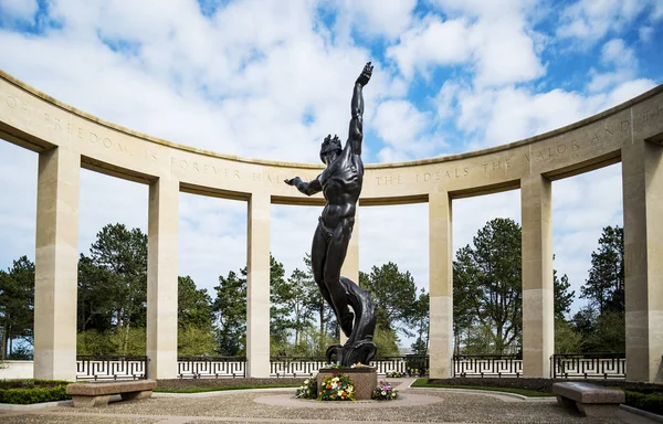 Cimitero americano Memoriale in Normandia — Foto Stock