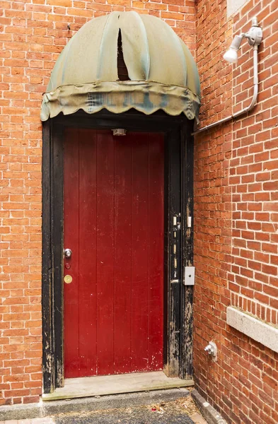 Porte d'entrée d'une maison à Portsmouth NH — Photo