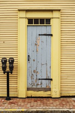 Portsmouth Nh bir evde ön kapı