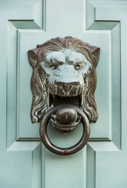Detail dveří domu v Portsmouth Nh — Stock fotografie