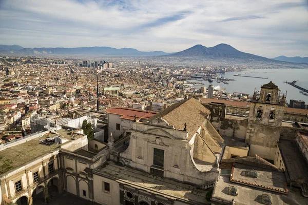 Sant Elmo Kalesi 'nden Napoli Manzarası — Stok fotoğraf