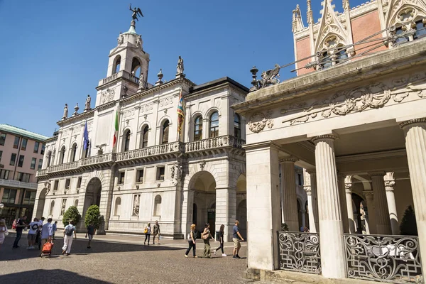 Padovské univerzity. Populární turistické Evropské destinace. Výhled na město Padova — Stock fotografie