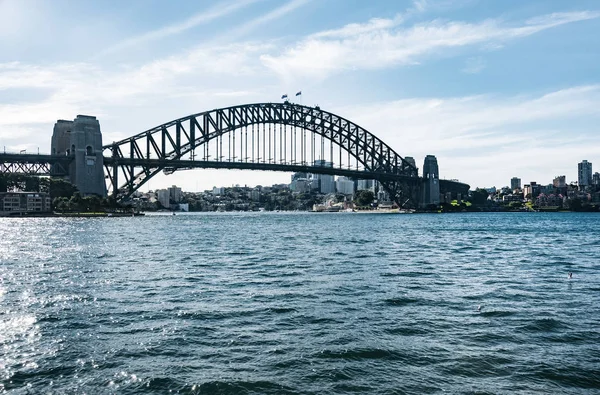 Sydney Bay y Puente — Foto de Stock