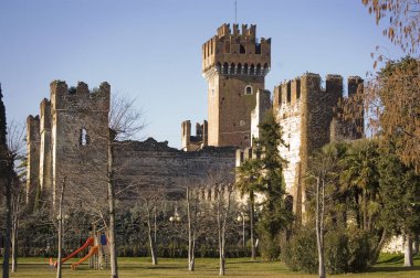 sur üzerinde'nın Garda Gölü, Lazise, İtalya