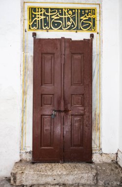 Topkapi door in Istanbul