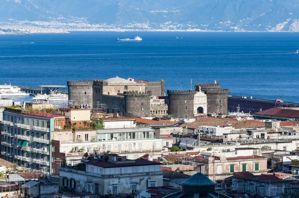 Vista panoramica della città di Napoli, Italia — Foto Stock