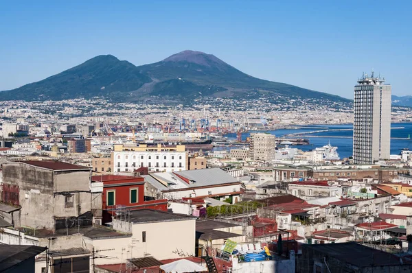 Vista panorâmica da cidade de Nápoles, Itália — Fotografia de Stock