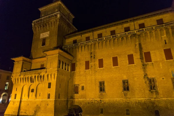O castelo de Estense em Ferrara — Fotografia de Stock