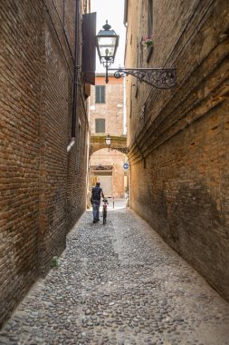 Ferrara, antik Ortaçağ Caddesi