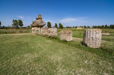 Mketaponto arkeolojik alan Basilicata İtalya