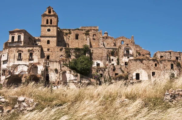 Den forsvundne landsby Craco - Stock-foto