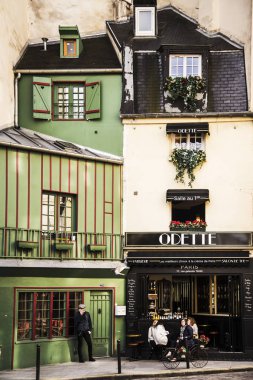 Paris, Fransa'nın eski şehir tipik bar