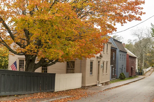 Strawbery Banke Museum em Portsmouth, New Hampshire, EUA . — Fotografia de Stock