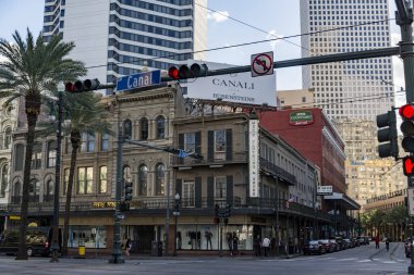 New Orleans, Lousiana Usa 'da sokaktaki insanlar