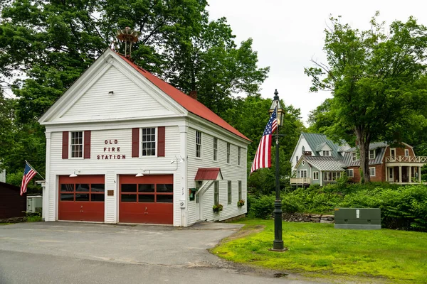 Stare domy w Nowej Anglii, New Hampshire, Usa — Zdjęcie stockowe