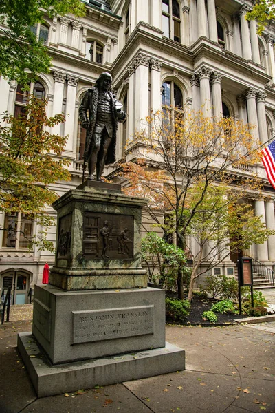 Edificio del Ayuntamiento Antiguo de Boston en Massachusetts, EE.UU. —  Fotos de Stock