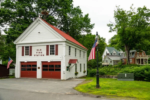 Stare domy w Nowej Anglii, New Hampshire, Usa — Zdjęcie stockowe