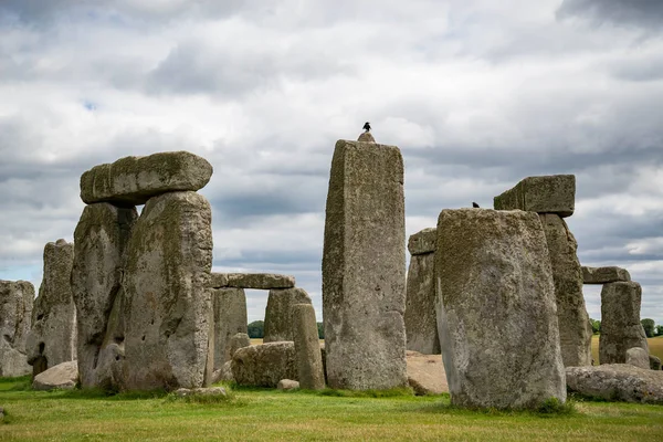 Oude prehistorische site van Stonehenge in Engeland, Verenigd Koninkrijk — Stockfoto