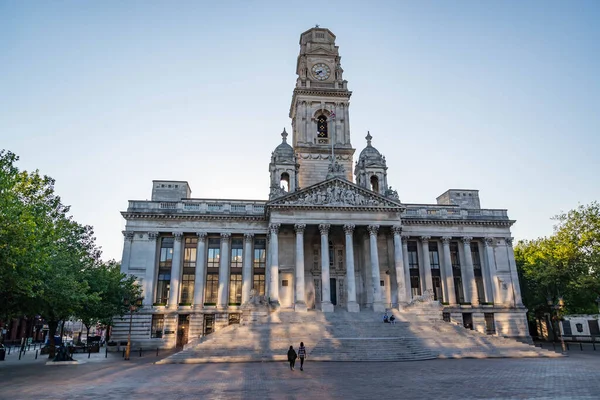 Portsmouth Guildhall edifício em Guildhall Square Southsea Portsmouth Inglaterra — Fotografia de Stock