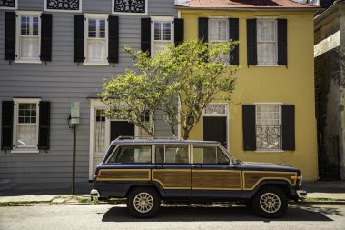 Charleston, Güney Carolina 'nın tarihi şehir merkezi, ABD