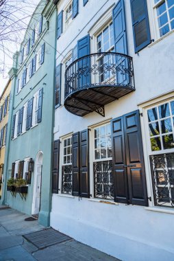 Charleston Güney Carolina Gökkuşağı Sırası Cephesi