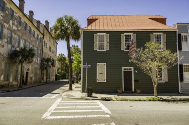 Charleston, Güney Carolina 'nın tarihi şehir merkezi, ABD