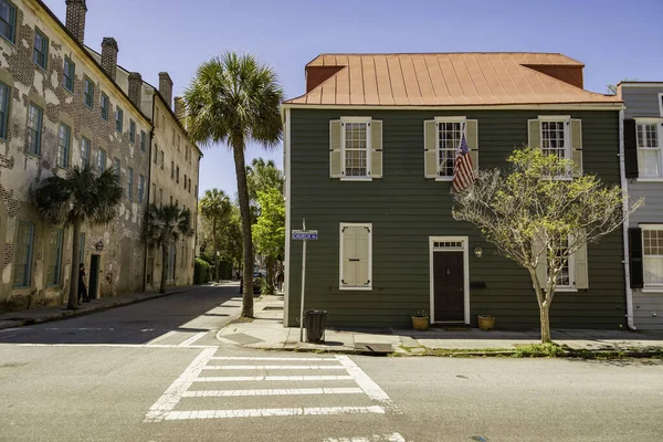 Zabytkowe centrum Charleston, Karolina Południowa, USA — Zdjęcie stockowe